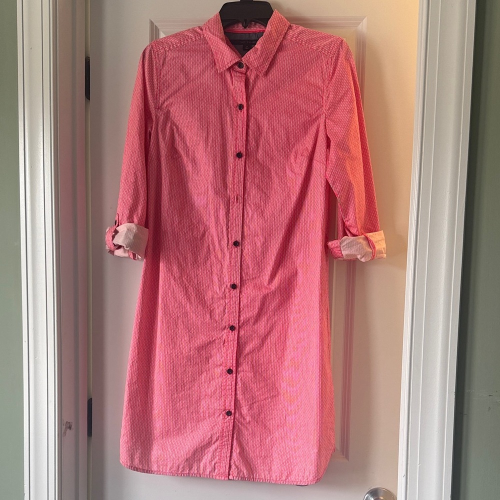 Tommy Hilfiger Pink Long Sleeve Dress size Medium
